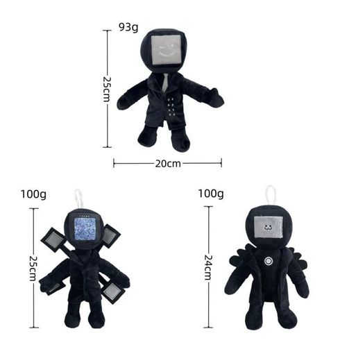 Skibidi Toilet Plush Doll Toys Collectible Gifts for Kids Fans Aldults Birthday