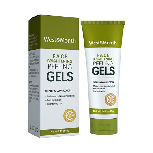 Face Brightening Peeling Gel Facial Exfoliator Cream Face Scrub Deep Remove Cleaning All Skin Types Moisturizing Brightening Nourishing Skin
