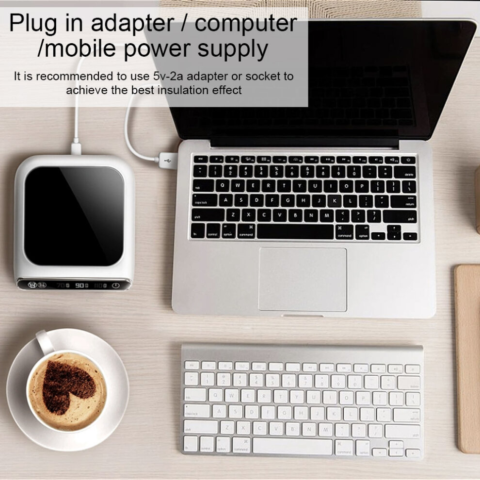 USB Electric Cup Heating Coaster Warmer Coffee Tea Heater Mat