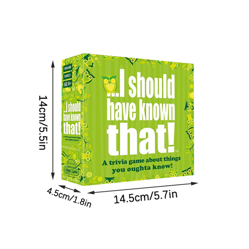 Fun Pack Board Game Cards I Should Have Known That Family Party Game