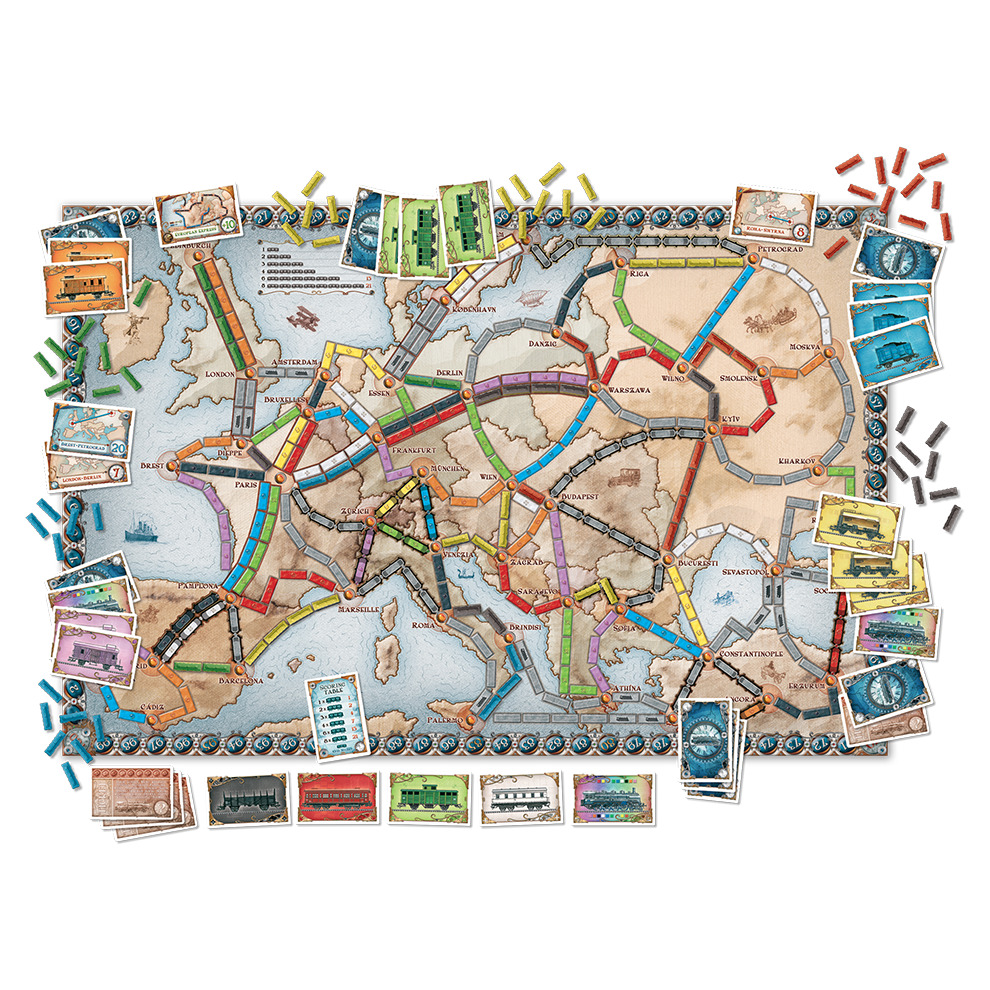 Ticket To Ride Europe Board Game