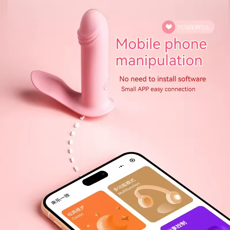 Women Clitoris Vibrator Invisible Wearable Female Masturbation Vibrator Orgasm Massage Body Vibrator for Women Strong 10 Frequency Dual Shock Excitement