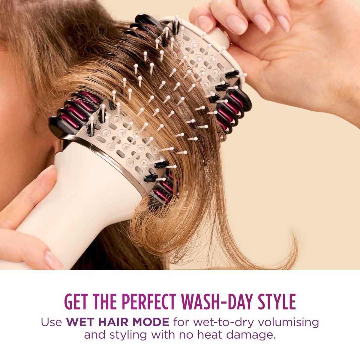 Shark Hair Straightener Hair Smooth Style Heated Comb + Blow Dryer Brush Wet & Dry Modes, Smoothing Hot Air Brush with 3 Temperatures