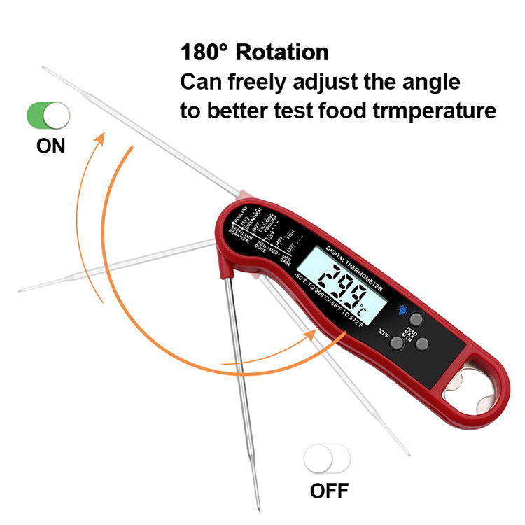Meat Thermometer Thermometer With Backlight & Calibration Digital Hand Tools BBQ Tool