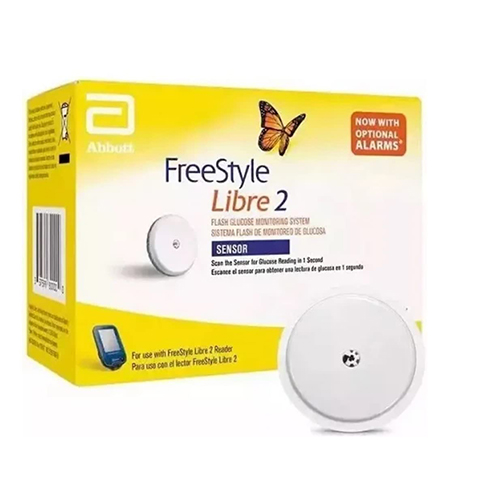 Abbott Freestyle Libre 2 Sensor Pack of 2 for diabetes monitoring CGM for UK white
