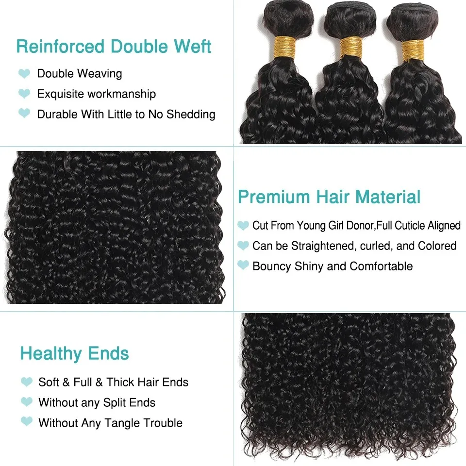 (1 pc 8 inches) Mongolian Afro Kinky Curly Bundles 1PCS 3PCS 4PCS Human Hair Extensions 100 Percent Unprocessed Virgin Human Hair Weave Bundles Jerry Curl