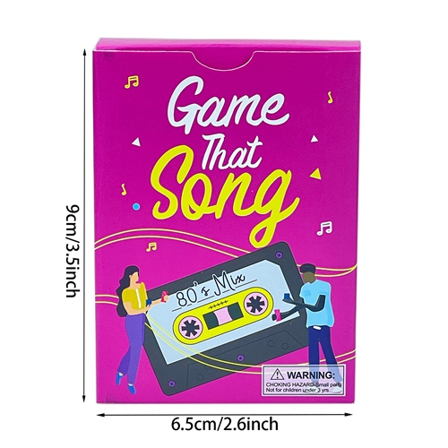 Game That Song 80s Card Games Fun Music Games Exciting Board Games for Adults Perfect Adult Party Games Great Gifts for Music Lovers Couples Game
