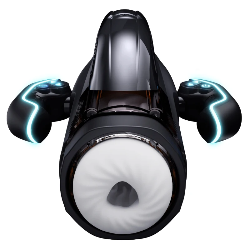 Male Masturbator Cup Sex Toys For Men Intelligent Vacuum Suction Automatic Telescopic Sucking Vagina Real Pussy Heating Male Masturbation High Speed