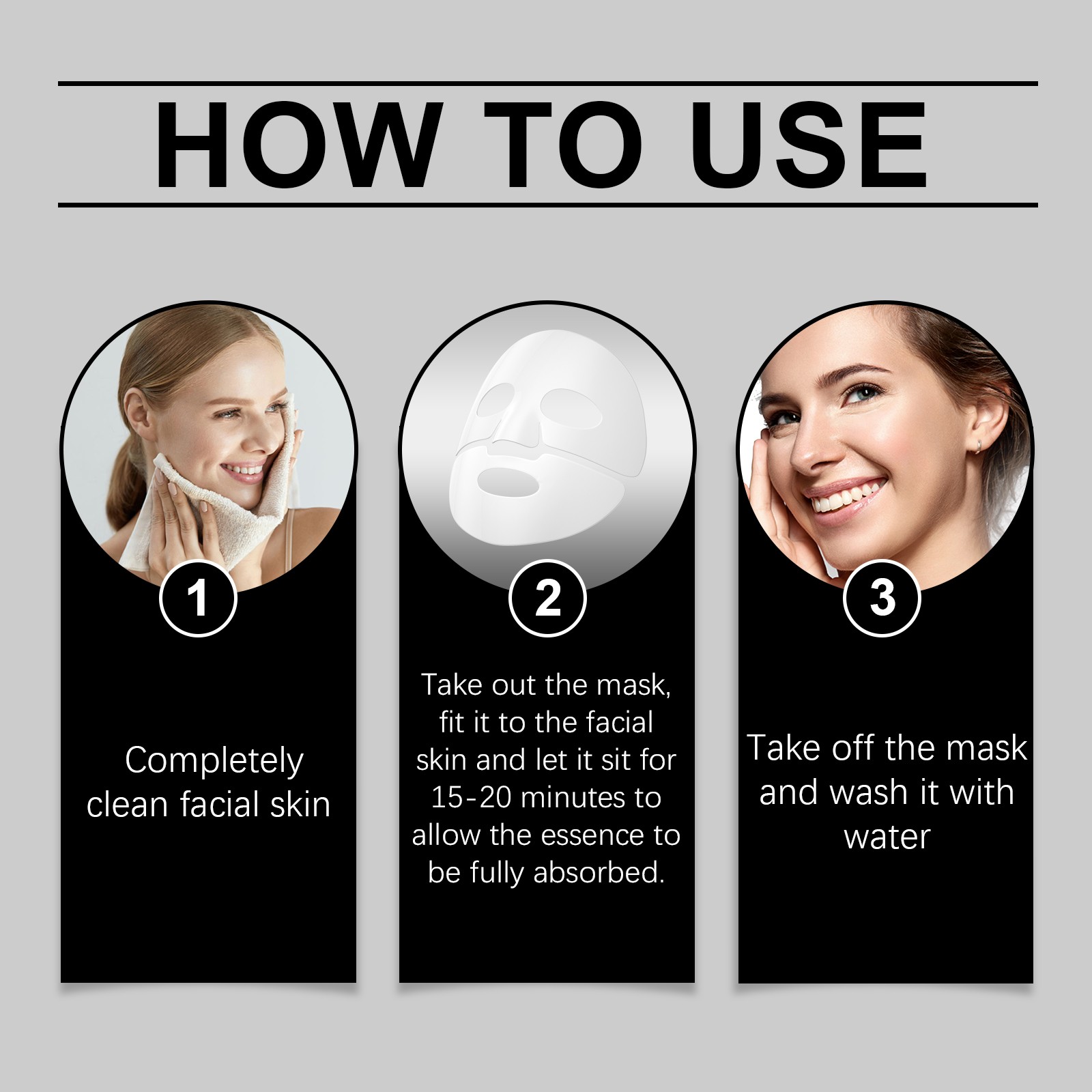 (1 PC) Mucin Moisturizing Mask Collagen Mask Firming Skin Anti Wrinkle Gentle Moisturizing Hydrating Softening Daily Facial Care Mask