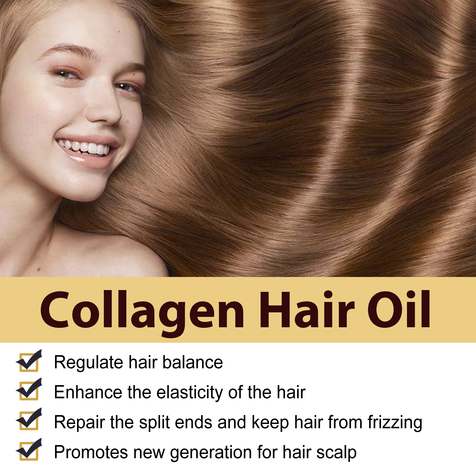 Collagen Hair Care Kit Repair Keratin Hair Smoothing Softener Shiny Strengthen Mask Shampoo Maca Anti Frizz Hair Products