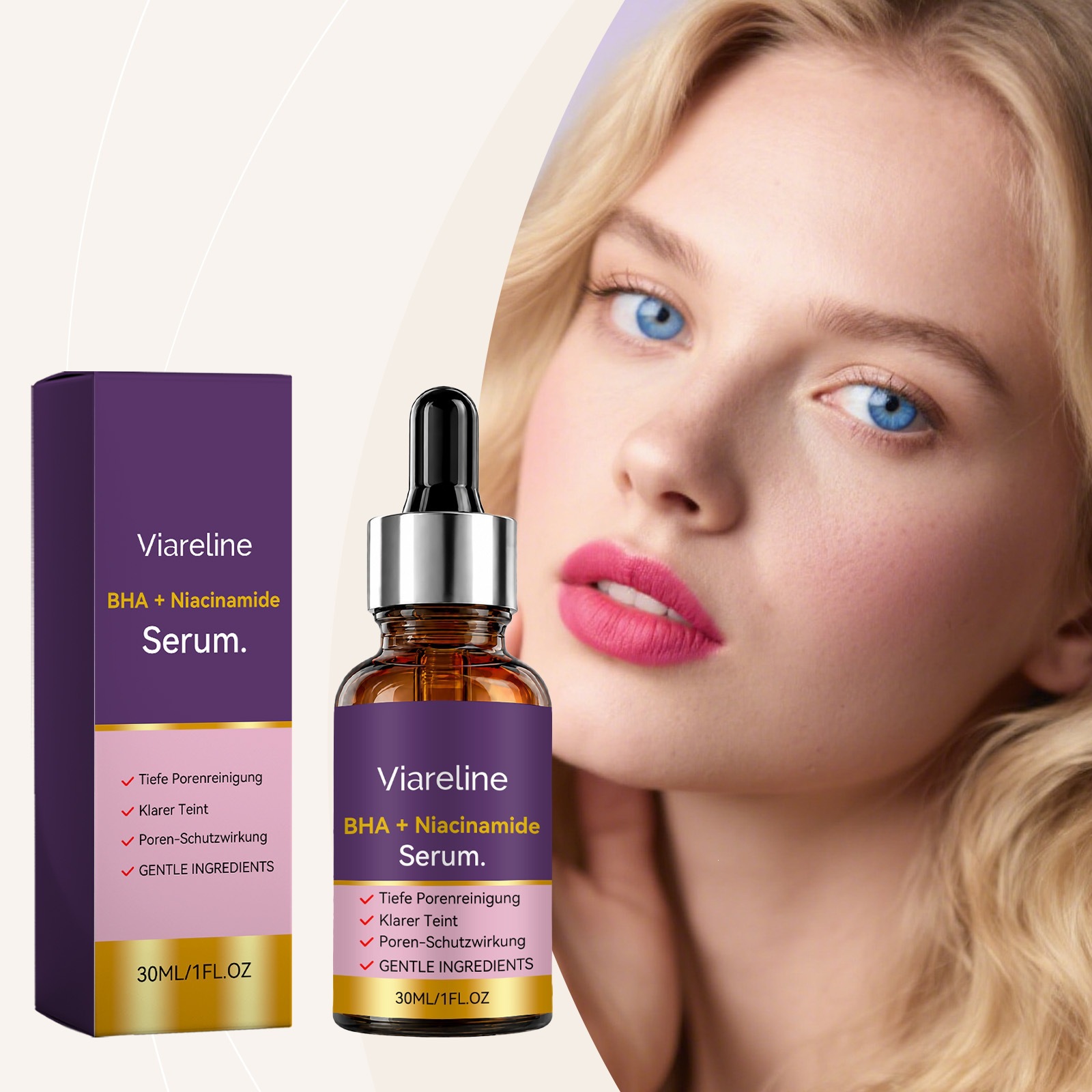 Niacinamide Essence For Daily Hydration Smoothing And Comforting Facial Skin Care 30ml
