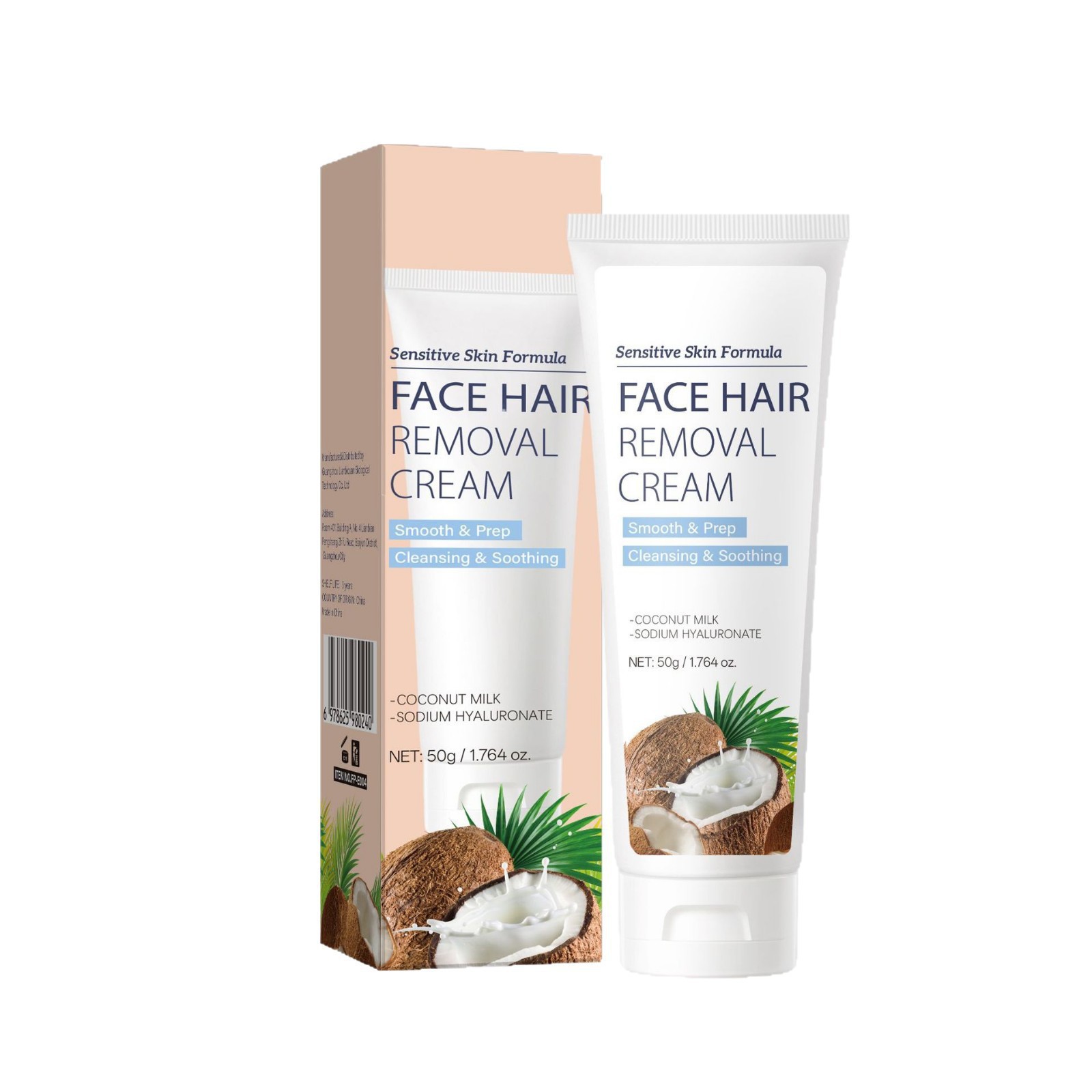 Facial Hair Removal Cream Gentle Smoothing Fine Hair Reducing For Daily At Home Grooming Care