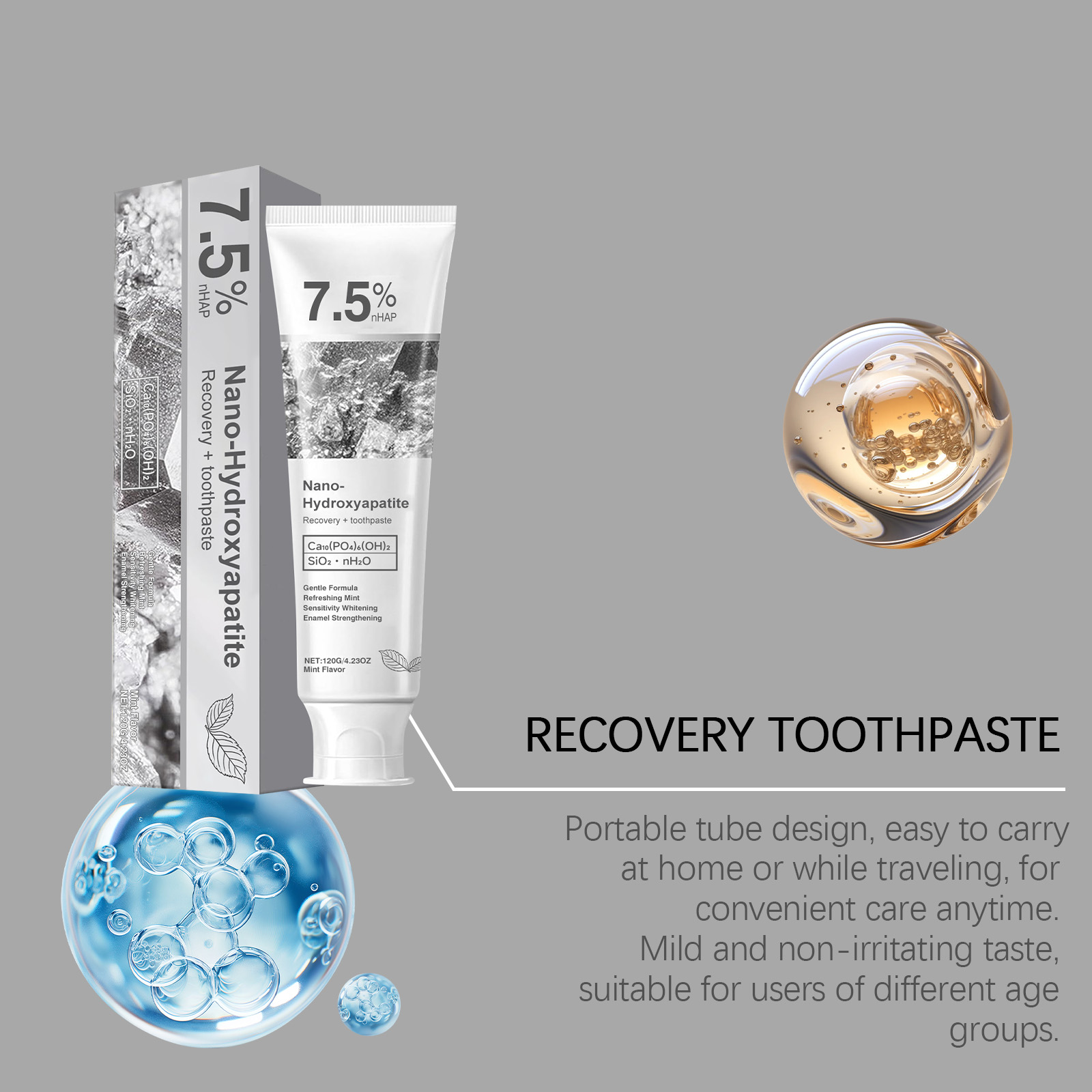 Soft Clean Bright Teeth Toothpaste Protect Enamel Fine Foam Easy Rinse Fresh Taste Boost Tooth Shine Daily Oral Care