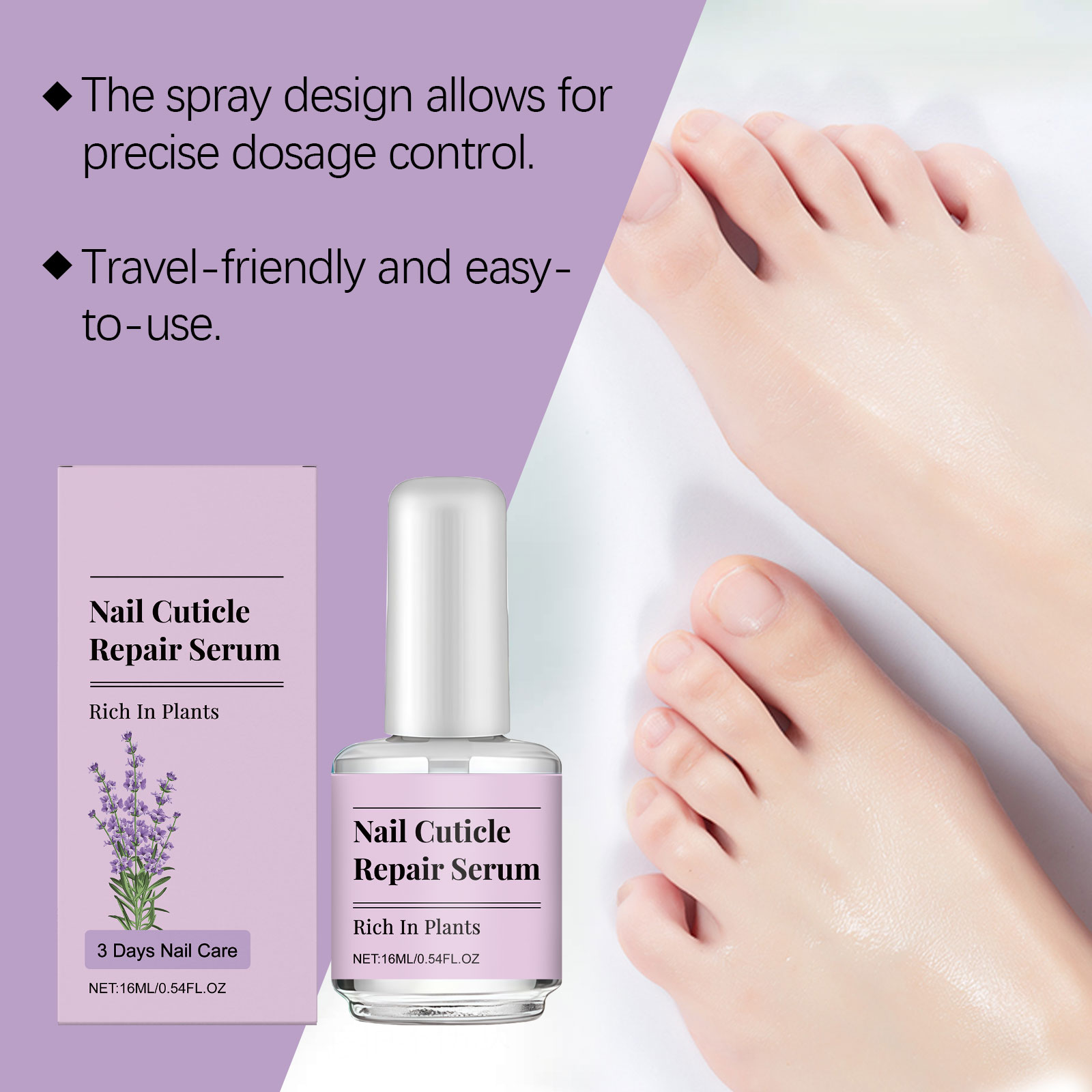 Nail Care Liquid Mild Moisturizing Nourishing Protective Soft Comfortable Glossy Convenient Daily Finger Toe Maintenance Solution