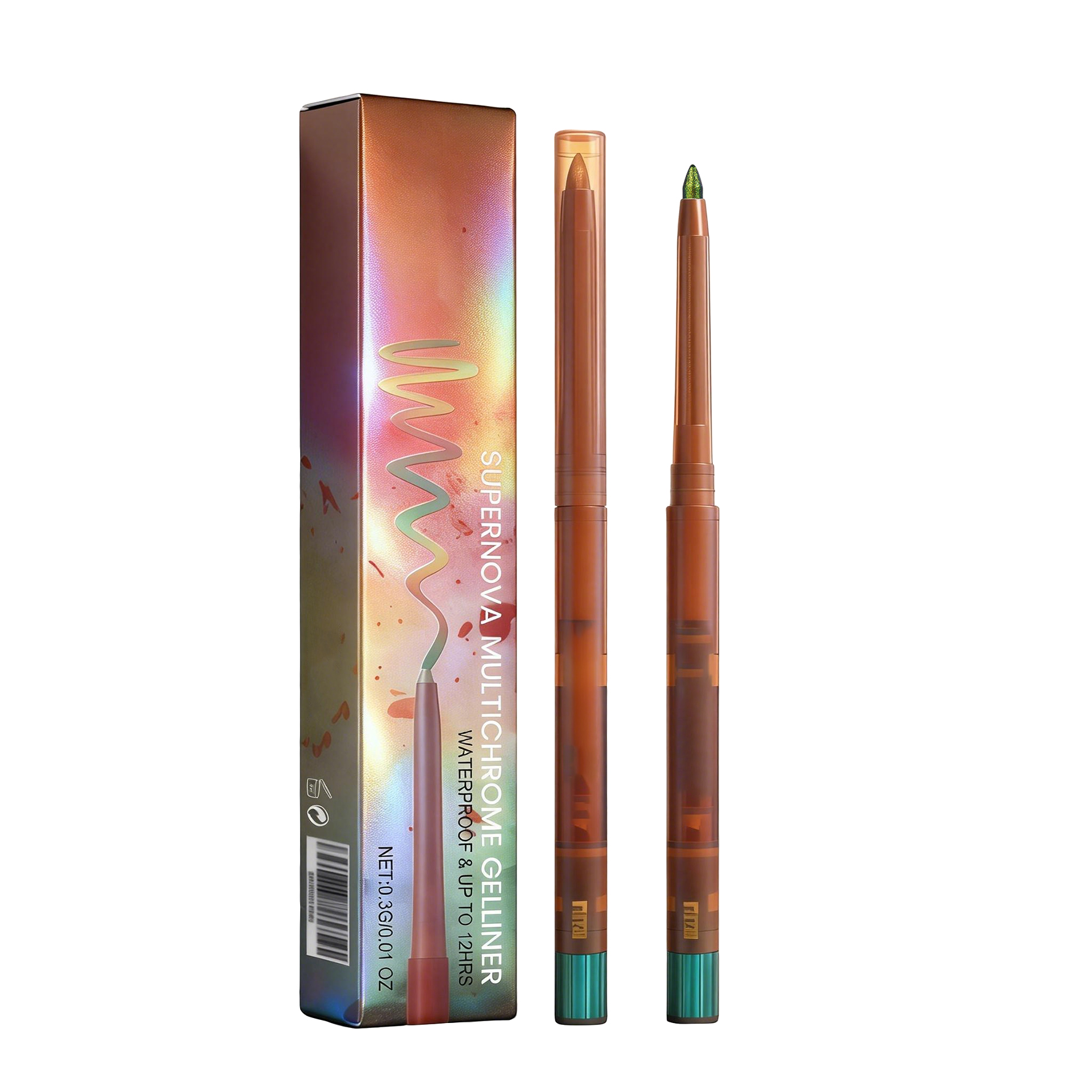 (03) Light Changing Eyeliner Gel Pen Unique Eye Makeup Style Smooth Lines Non Caking Non Fading Color Shimmer Cosmetics