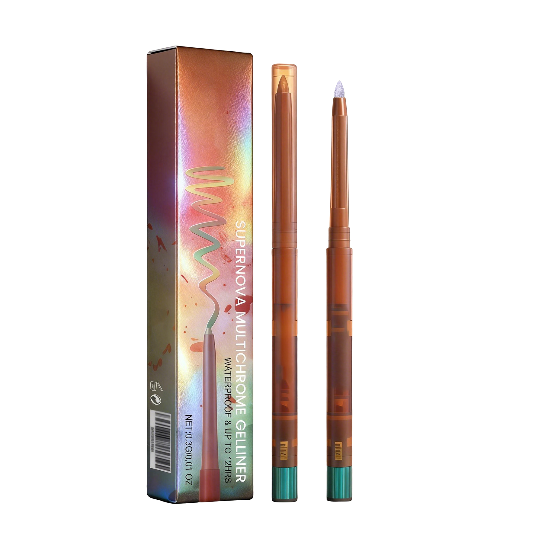(06) Light Changing Eyeliner Gel Pen Unique Eye Makeup Style Smooth Lines Non Caking Non Fading Color Shimmer Cosmetics
