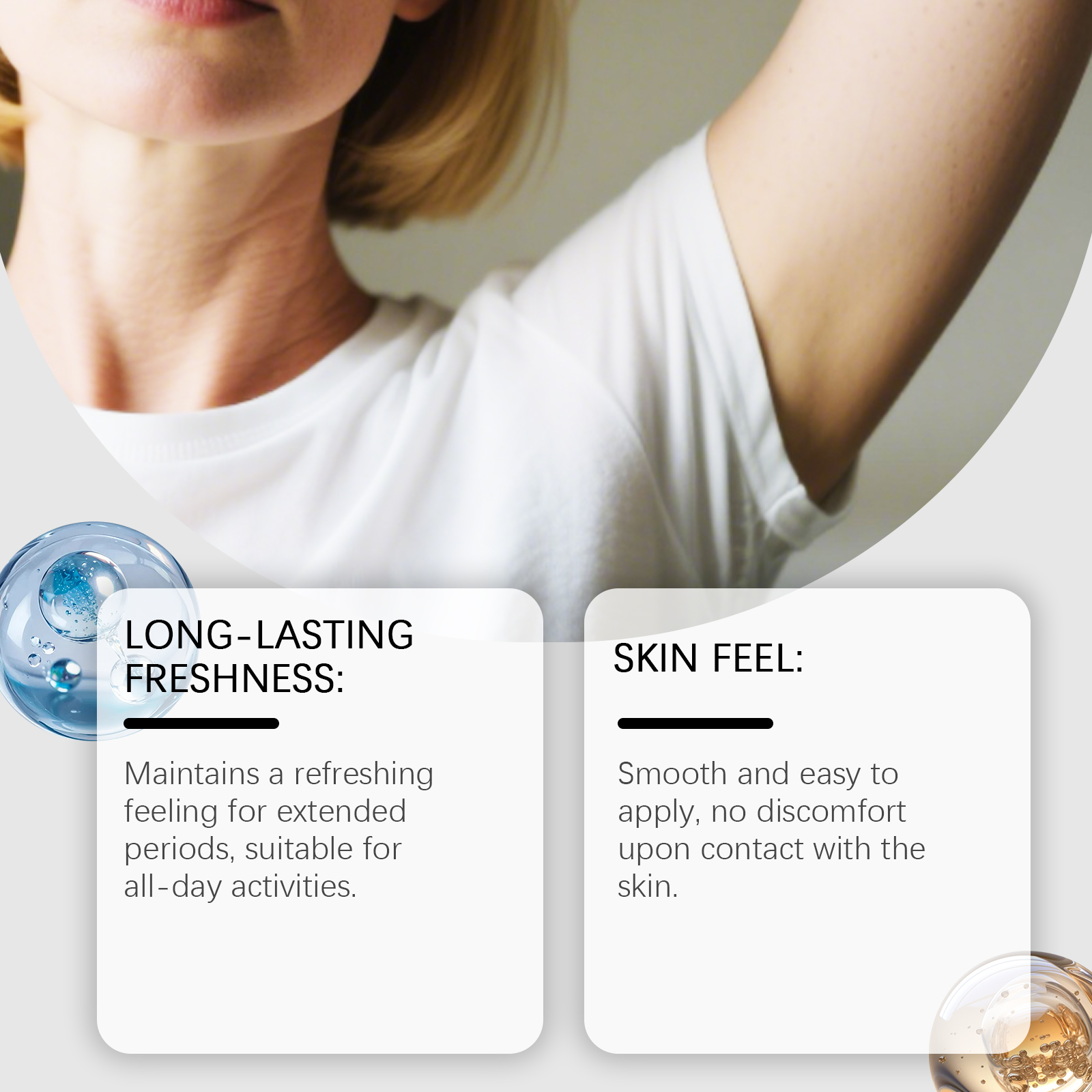 Amber Body Care Stick Daily Mild Moisturizing Clean Fresh Portable Care Skin Underarm Gentle Soft