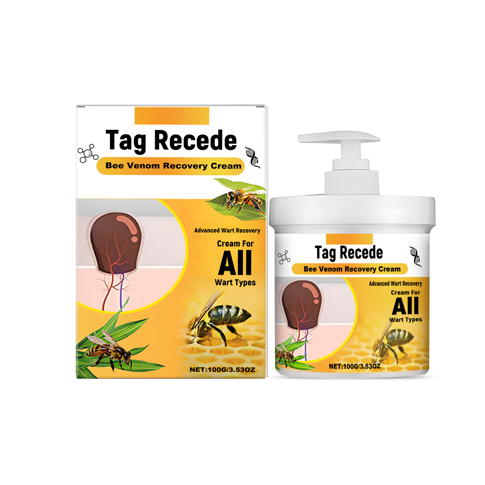 Bee Venom Care Cream Nourish Smooth Soft Hydrate Protect Body Skin Daily Apply