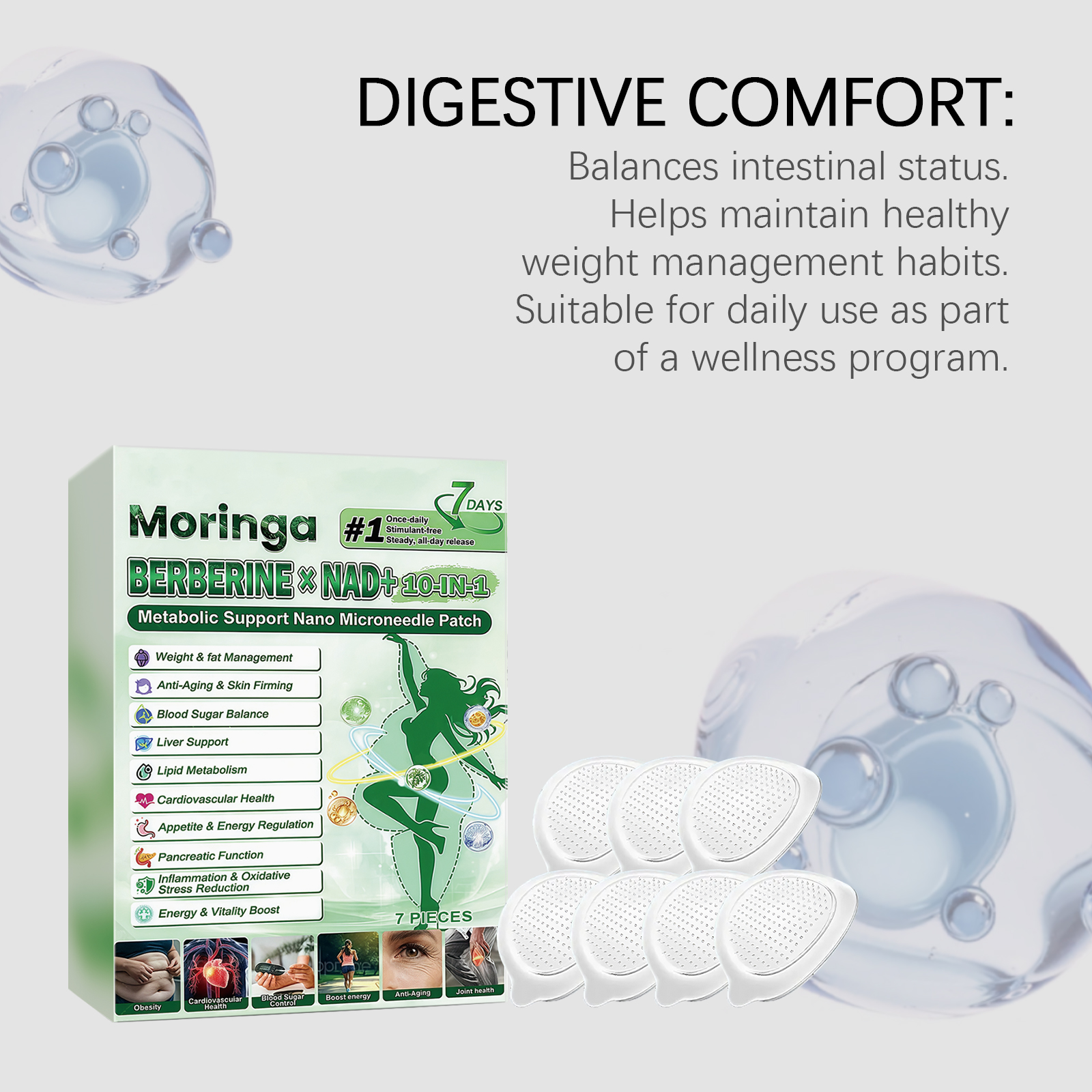 Body Care Patch Shape Figure Curve Gentle Nourish Skin Slim Posture Easy Lazy Body Skin