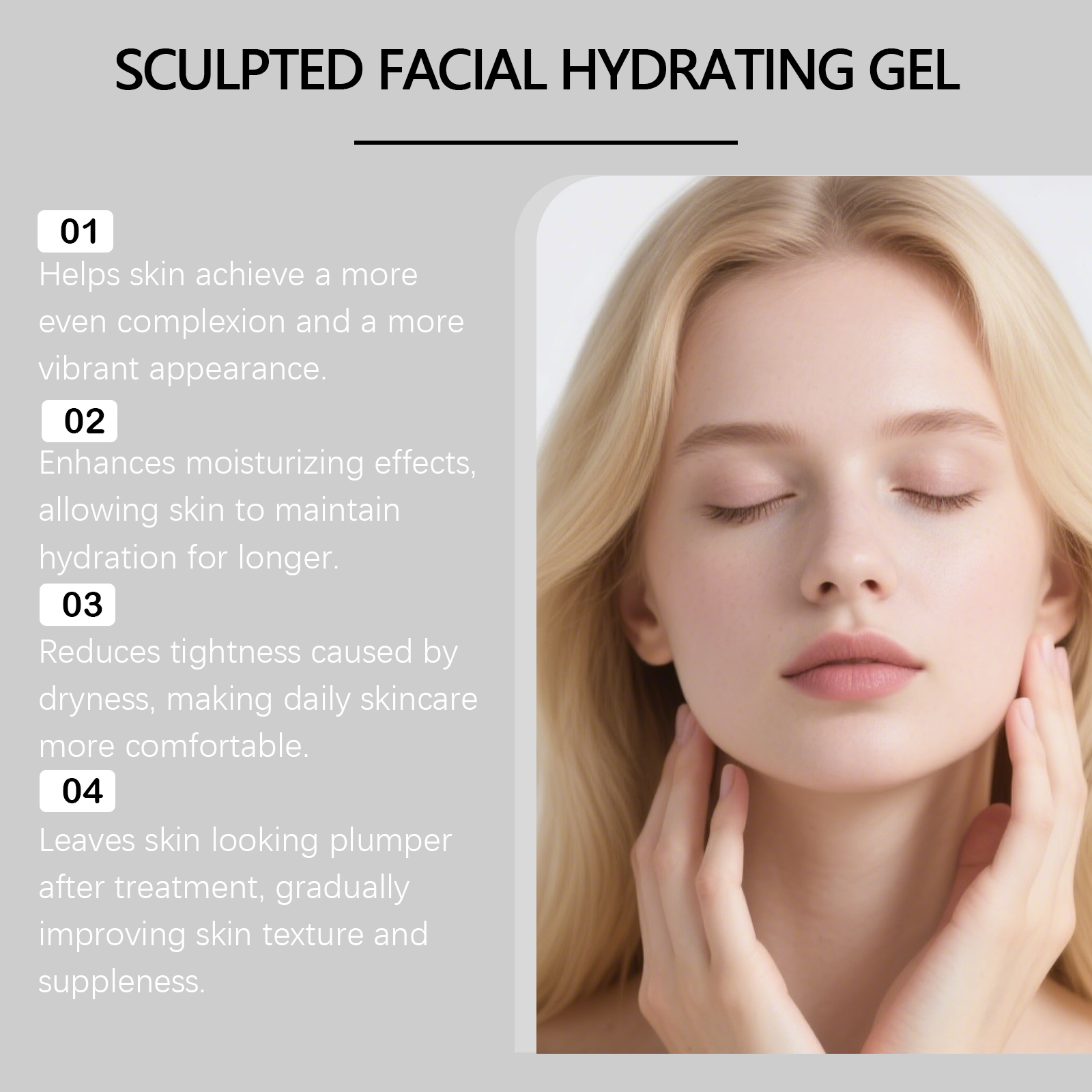 Color Revitalizing Facial Moisturizing Cream Plump Smooth Long Lasting Water Lock Multi Skin Type Four Season Usable