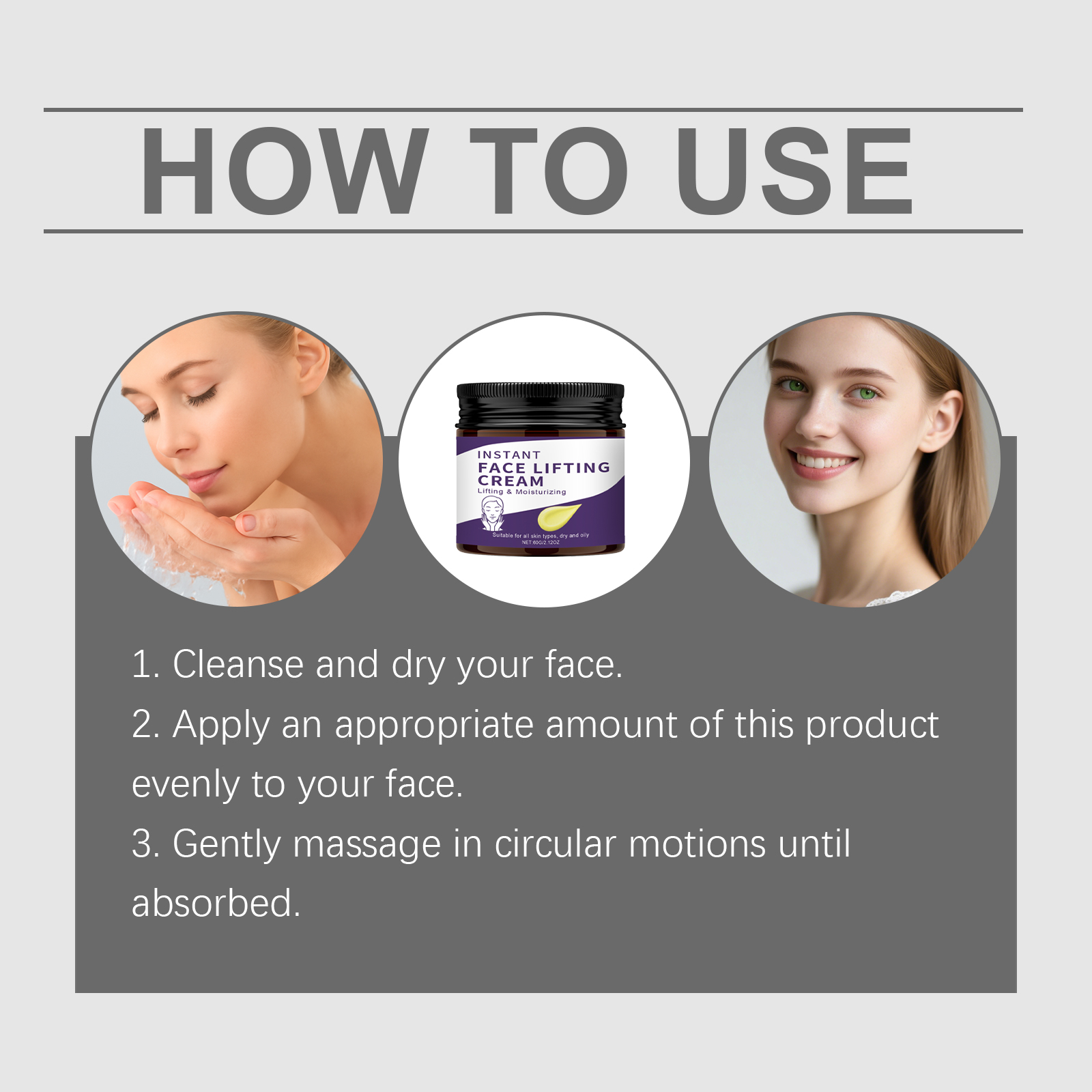 Moisturizing Cream Nourishes Facial Skin Texture Hydrates Smooths Skin Improves Luster Elasticity For Autumn Winter Skincare