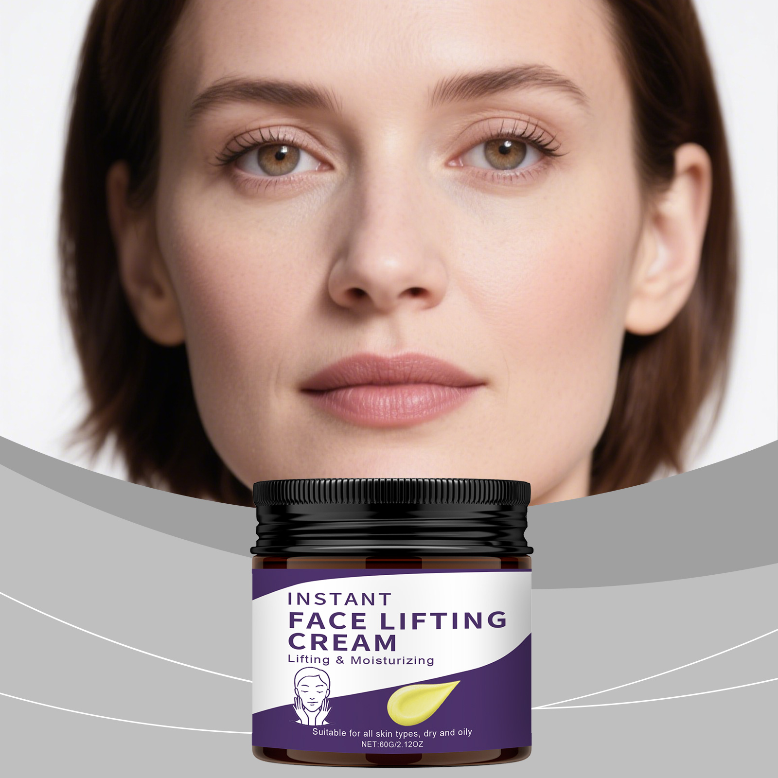 Moisturizing Cream Nourishes Facial Skin Texture Hydrates Smooths Skin Improves Luster Elasticity For Autumn Winter Skincare