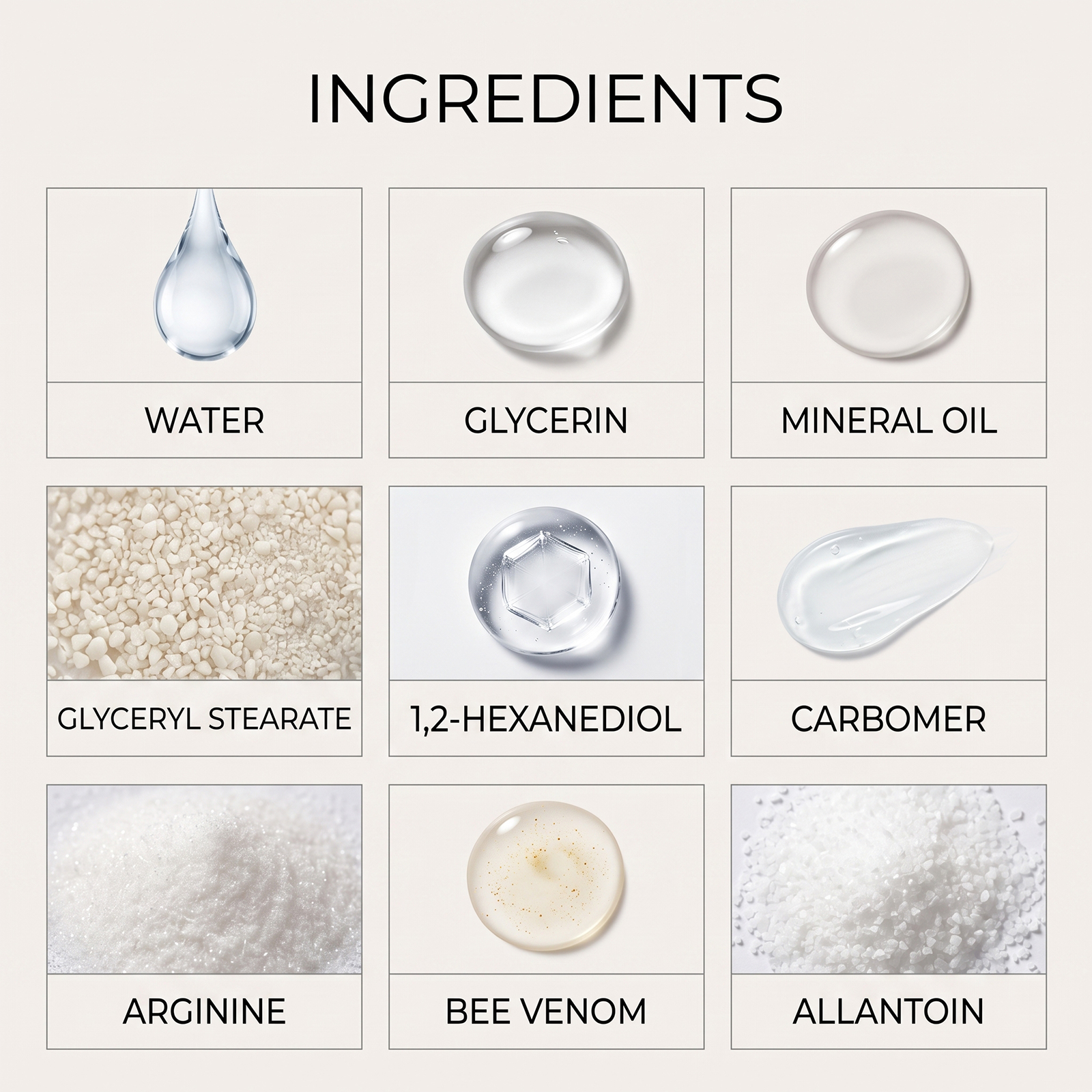 Bee Venom Care Cream Mild Ingredients Comfort Body Skin Appearance Smooth Moisturizing Nourishing Softening Skin Care