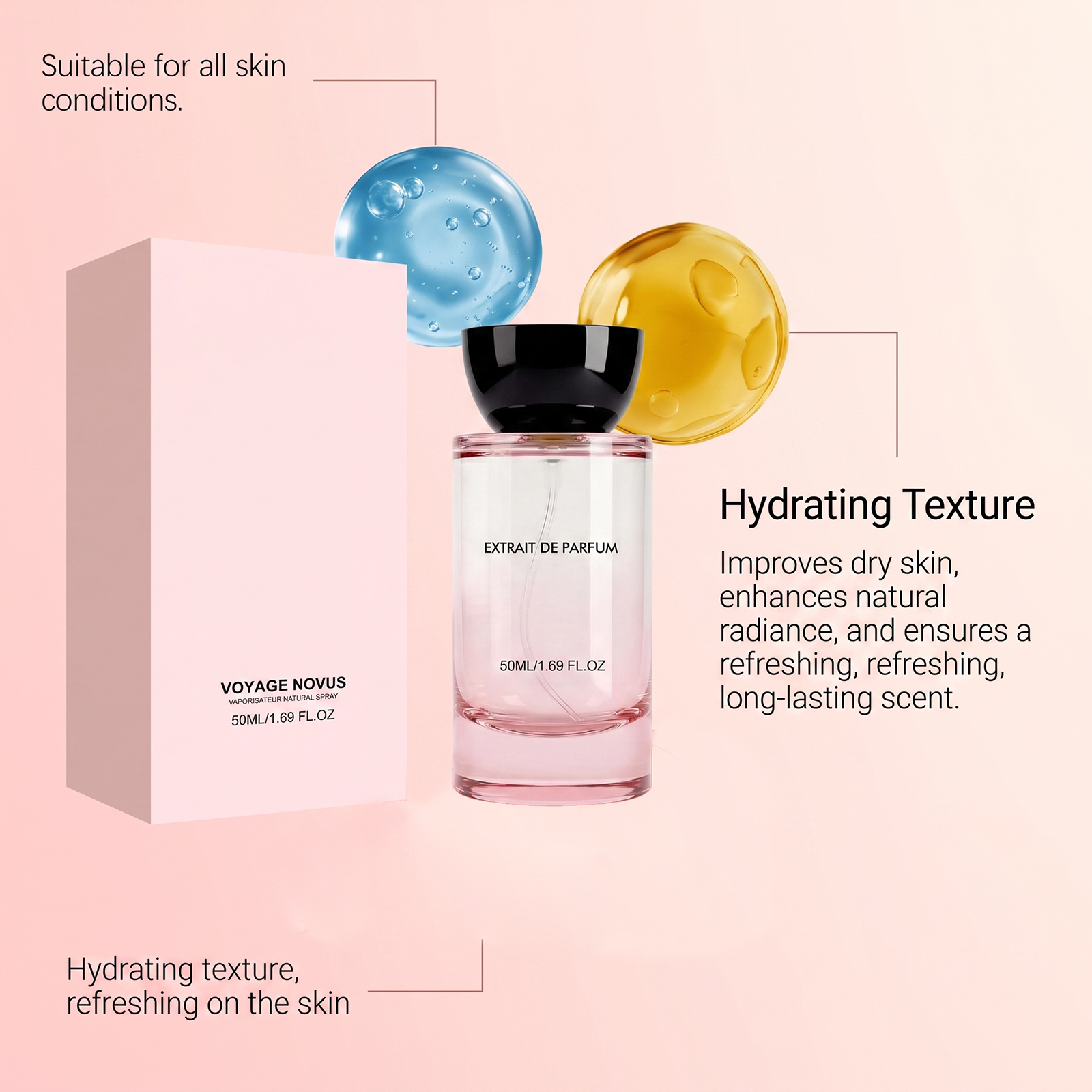 Light Luxury Middle Eastern Rose Fragrance Gentle Floral Scent Fresh Longlasting Dating Daily Perfume