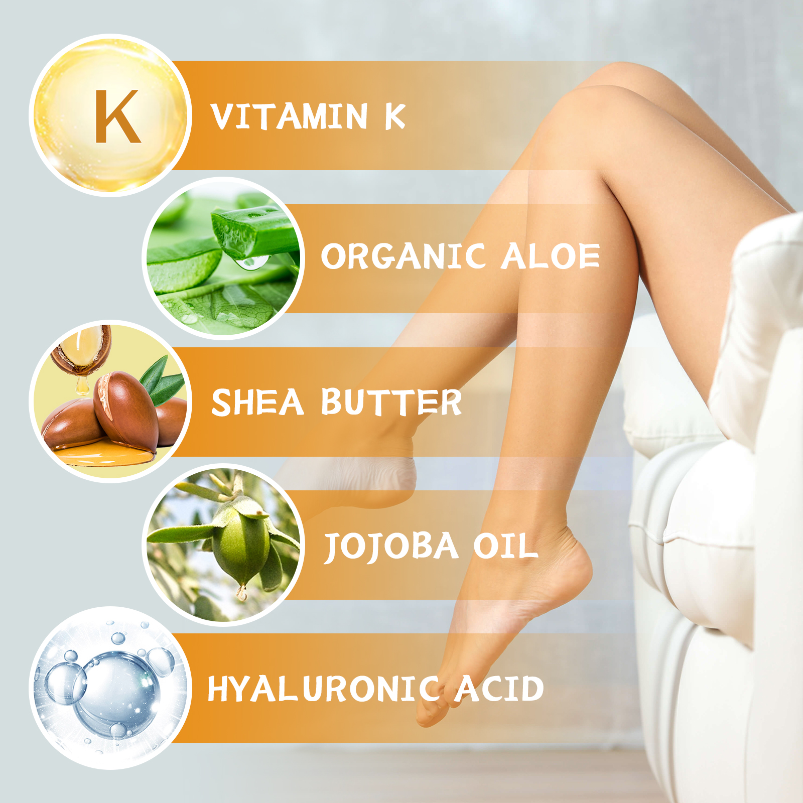 Body Cream Improves Dark Circles Discoloration Moisturising Skin Care