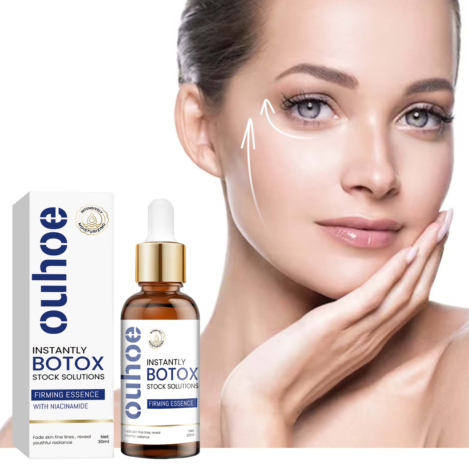 Facial Firming Serum Anti Aging Fine Lines Hydrating Nourishing For Elasticity And Glowing Skin Daily Care