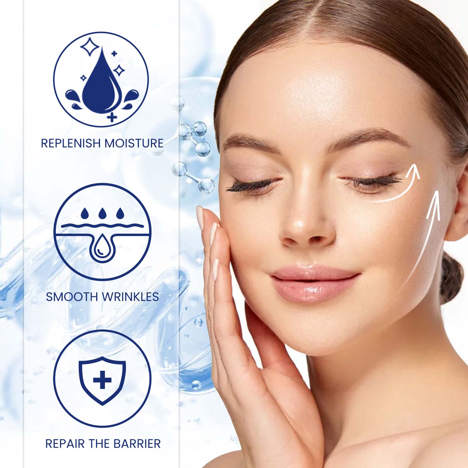 Facial Firming Serum Anti Aging Fine Lines Hydrating Nourishing For Elasticity And Glowing Skin Daily Care