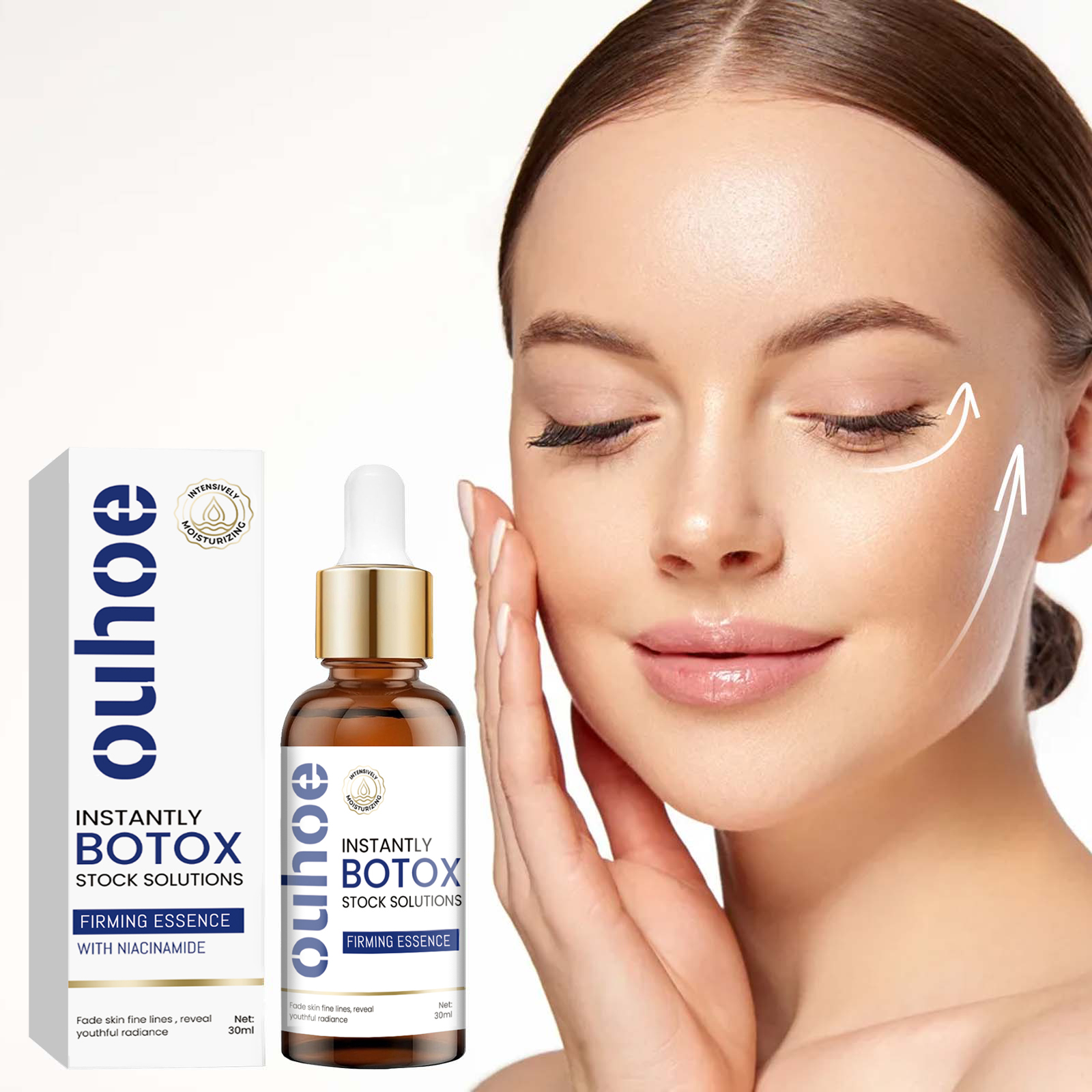 Facial Firming Serum Anti Aging Fine Lines Hydrating Nourishing For Elasticity And Glowing Skin Daily Care