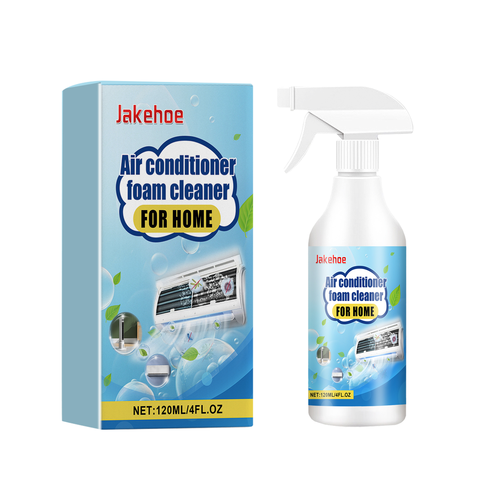 Air Conditioner Foam Cleaner Deep Cleaning Deodorizing For Home AC Indoor Outdoor Unit Maintenance