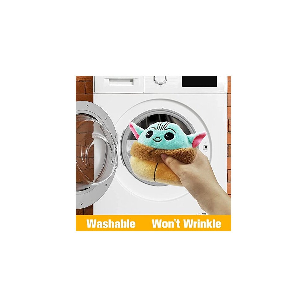 Reversible Baby Yoda teddy Plush Toy Cute yoda Mood Toy like the famous Tiktok octopus p