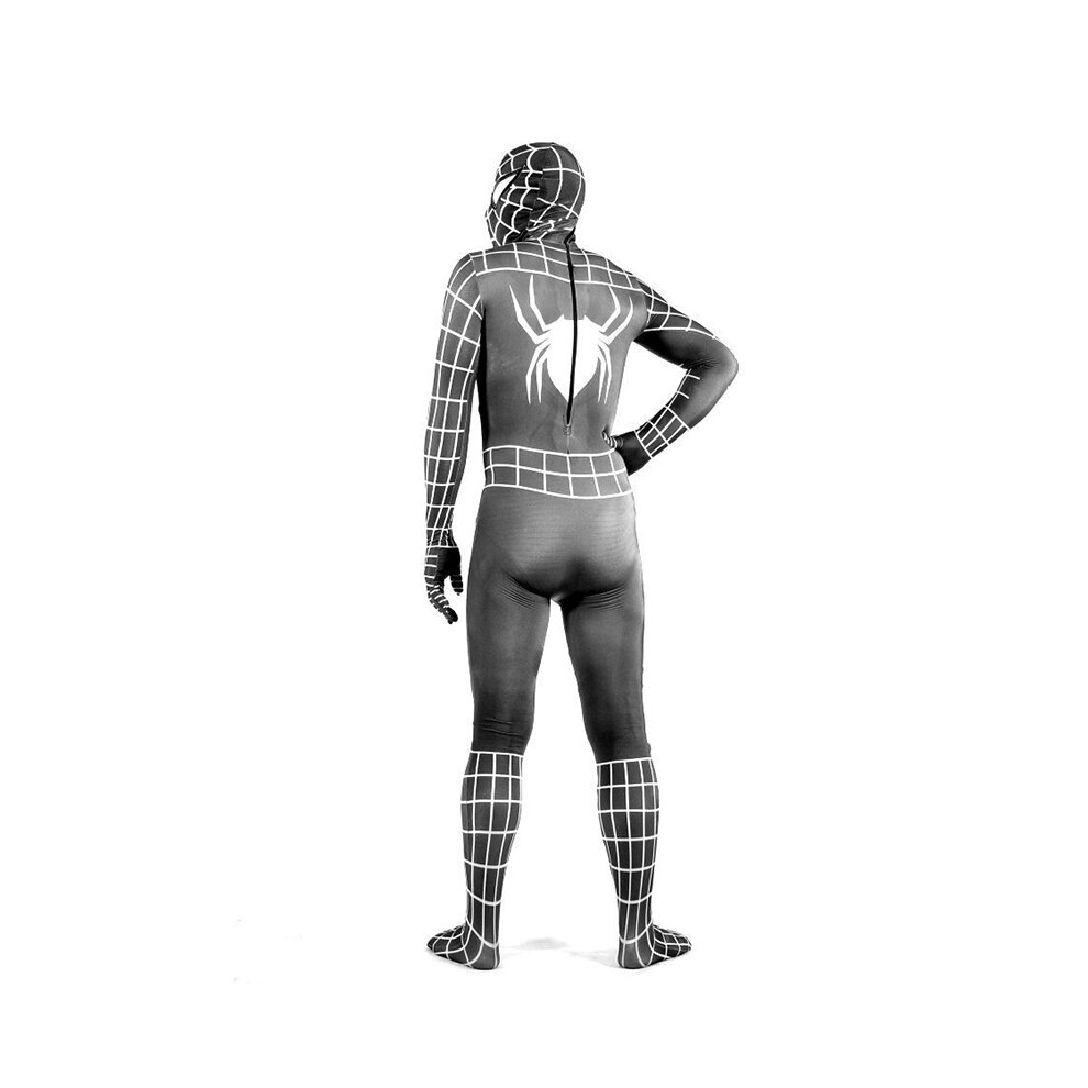 (140 (11-12 years)) Kids Boy Spider-Man Parallel Universe Black Spiderman Cosplay Show C