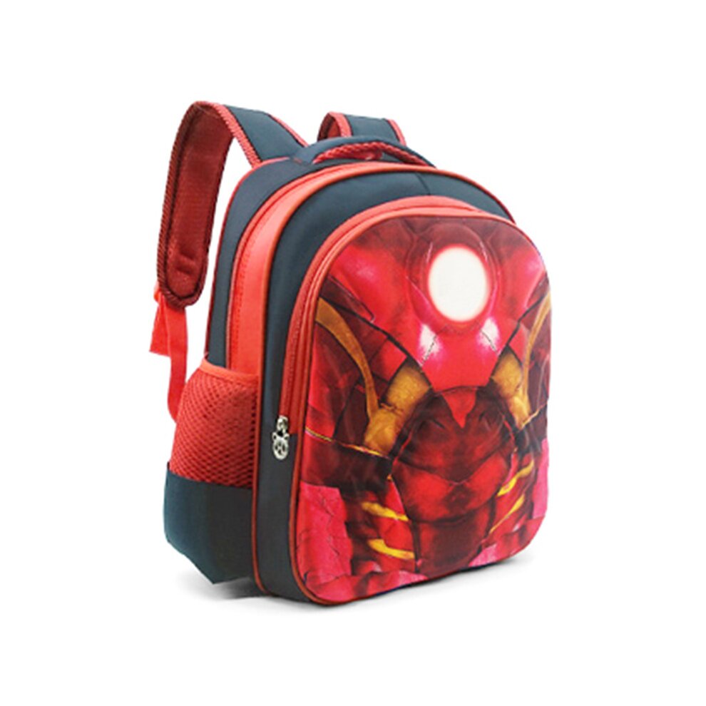 (Iron Man, 36*30*15cm) Marvel Avengers Titan Hero Series Kids Waterproof Cartoon Backpac
