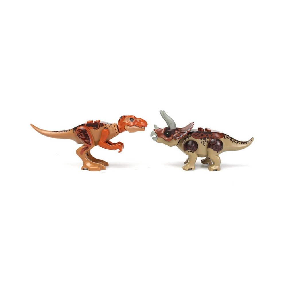8pcs Different Dinosaur World Building Blocks Mini Figures Toys