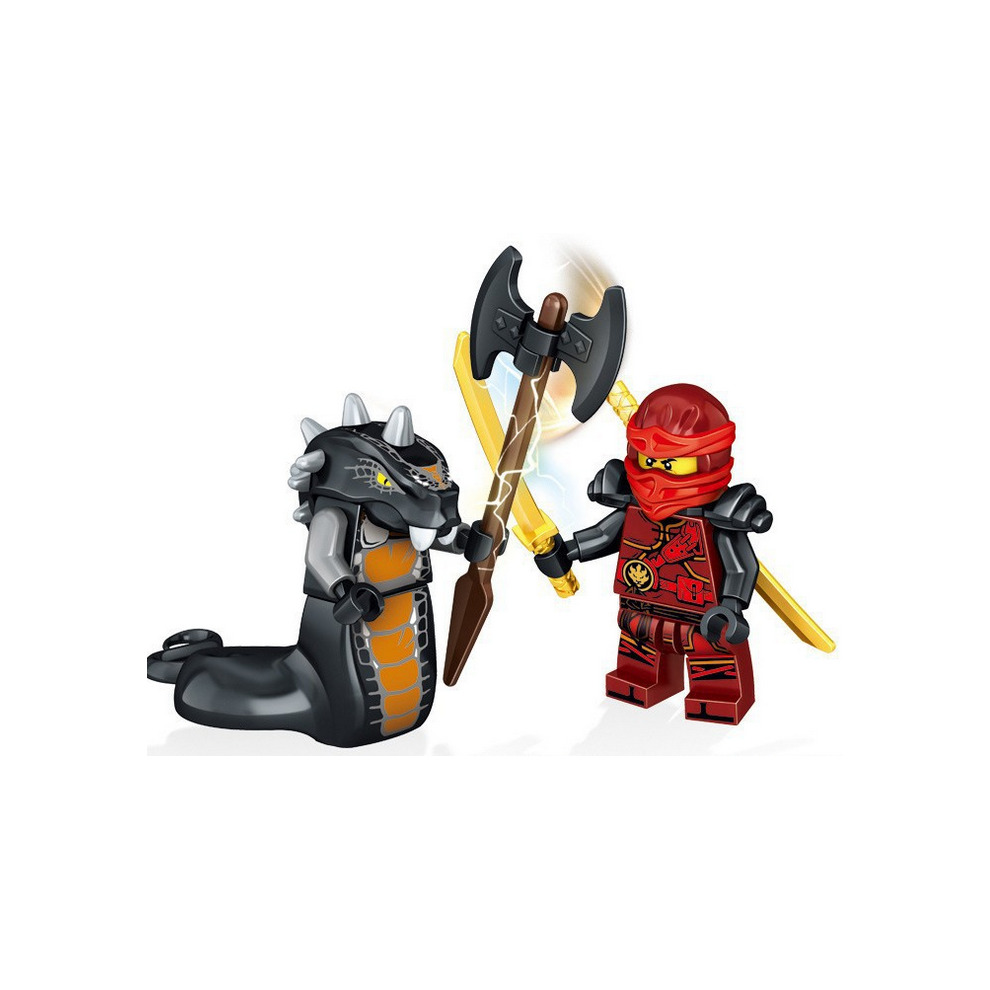 12PCS/SET Ninjago Mini figure Kai Jay Building Blocks Kids Toys XMAS