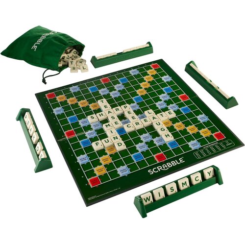 Classic Scrabble Original Word-Forming Board Family Fun Game