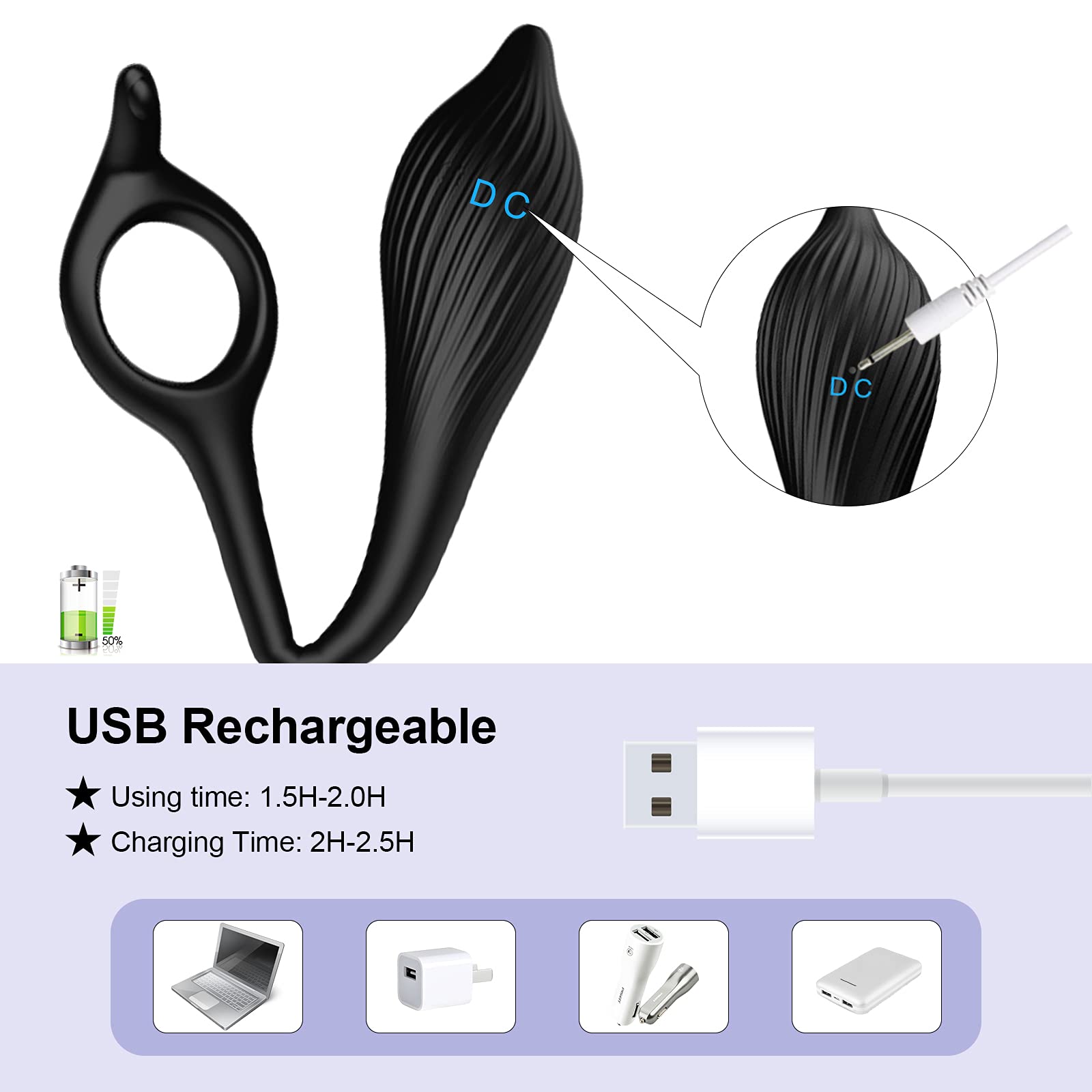 Male Cock Ring Massager Love Egg Vibrator Vibrating Ball for Couples Anal Butt Plug Penis Ring Adult Sex Toys Wireless Remote Control 12 Vibration Mode Rechargeable G Spot Clit Anal Stimulate
