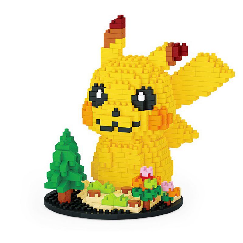 Pokemon Anime Pikachu Mini Building Blocks Toys For Childrens Day Christmas Gift