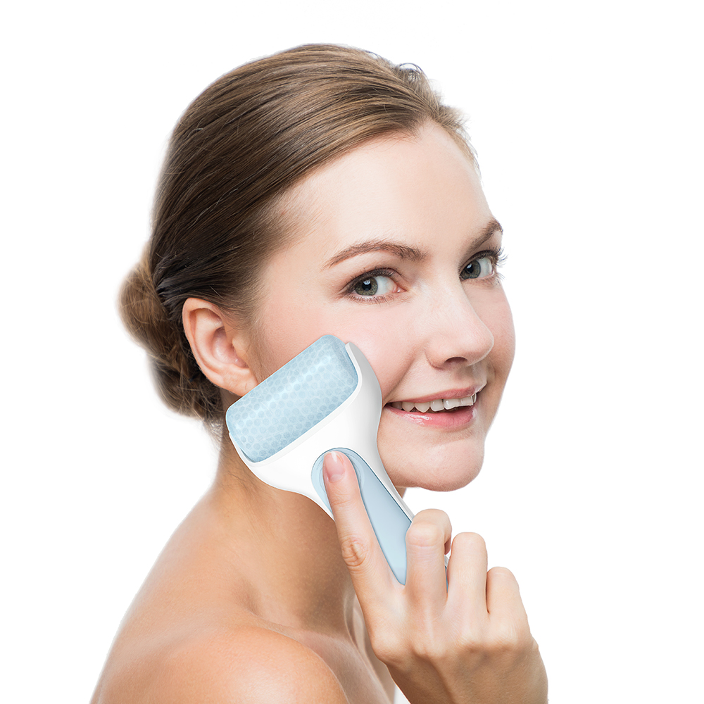 Soicy S20 Ice Roller Facial Skin Care Tools Massager Self Care Product Personal Home Use for Face Eye Reduce Puffiness Migraine Pain Relief Minor Injury