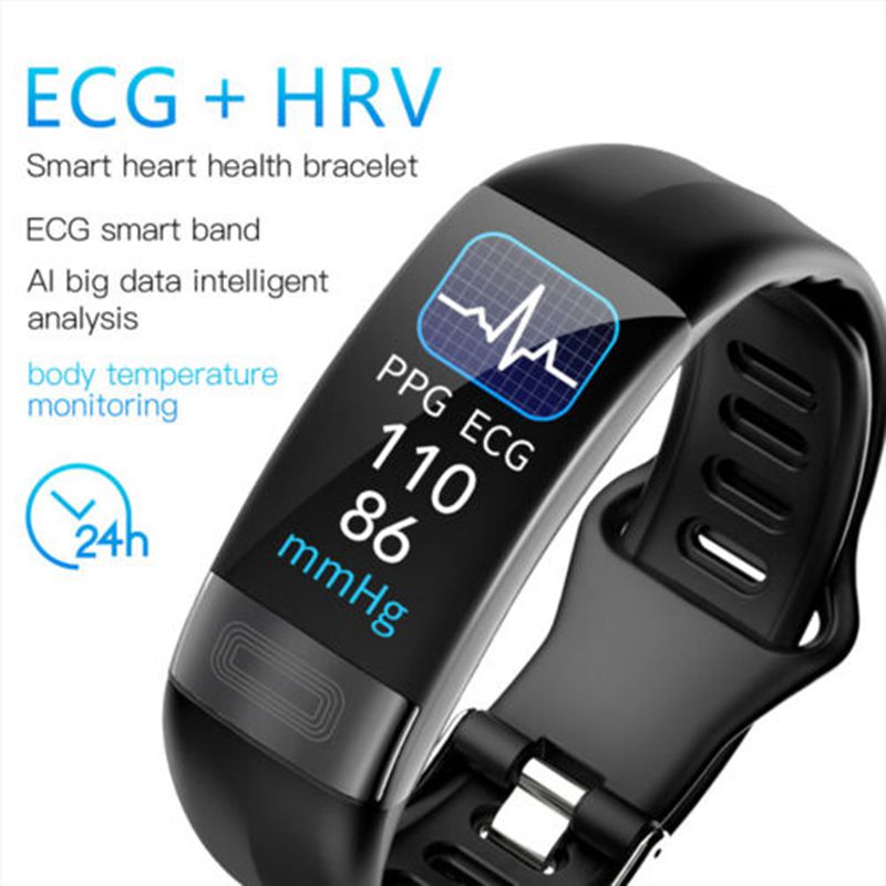 Smart Bracelet  ECG Blood Oxygen Blood Pressure Sleep Sport Step Counting Glucometer Watch