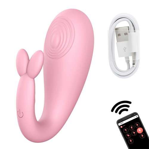 (Pink) Vibrating Sex Toys Egg Vibrators G-spot Massager Sex Toys for Women Orgasm Adult Game APP Remote Control USB Charging