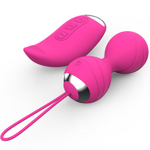 (Rose Pink) Vibrating Egg Vibrator Women Adult Sex Toys Bullet Vagina Pussy Massager Wireless Remote Control USB Charging 10 Vibration Modes