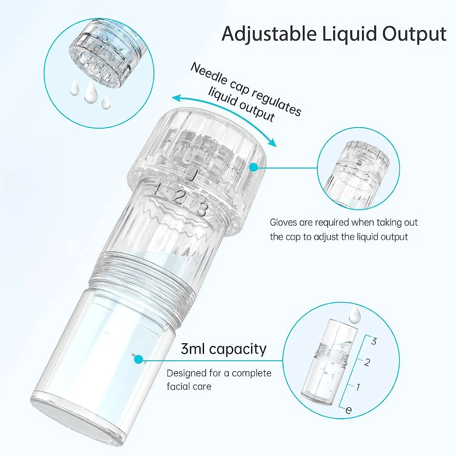 (H12 pin) Needle Cartridges for Microneedling Hydra Pen H3 Derma Pen 10pcs Pack