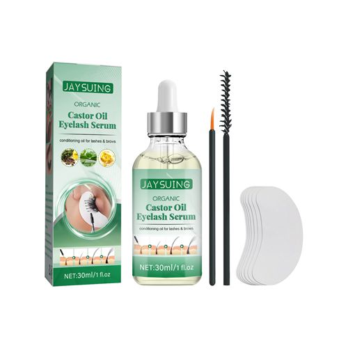 Eyelash Serum Natural Castor Oil Eyelashes Growth Essential Oil Thick Longer Nourishing Enhancer Eyelash Liquid 30ml.