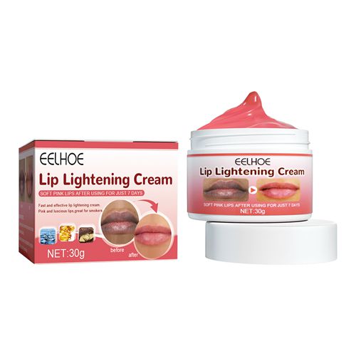 Lip Lightening Lips Cream Pink Fresh Bleaching Treatment Lip Balm Whitening Hydrating Lip Moisturizer Lip Care 30g