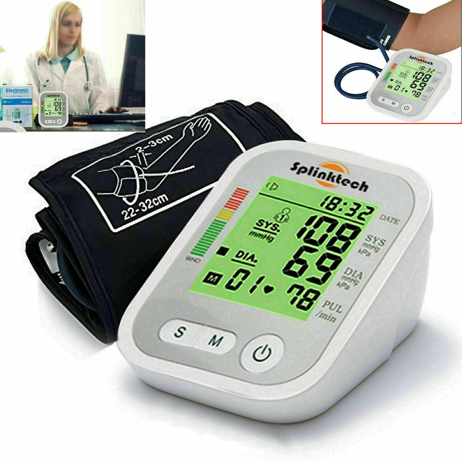 High Blood Pressure Monitor Blood Pressure Machines for Home Use Digital Automatic BP Monitor