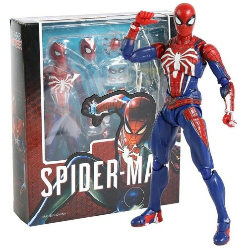 Spiderman Action Figures SHF Spiderman Advanced Suit Figure Movie Hero Series Collectible Model Toy Gift for Kids